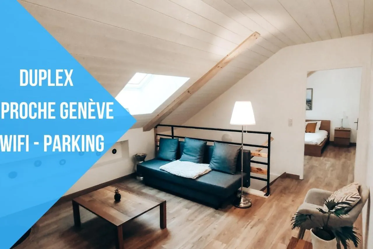 Le Verdi-A Cote De Geneve-Calme-Confortable-Wifi-Parking Apartment Neydens France